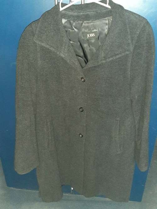 Beautiful Dark Grey Wool Coat - Italy - Size XL