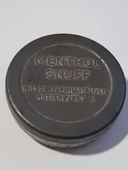 Vintage Menthol Snuff Tin