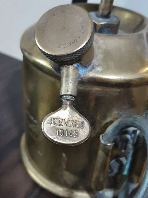 Vintage Original Sievert Brass Blow Torch - Made in Sweden -  Beautiful!!