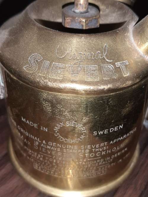Vintage Original Sievert Brass Blow Torch - Made in Sweden -  Beautiful!!