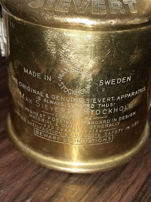 Vintage Original Sievert Brass Blow Torch - Made in Sweden -  Beautiful!!