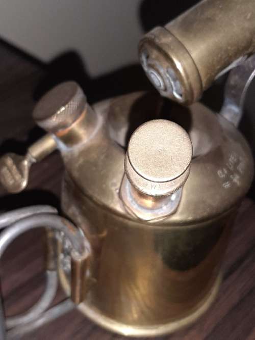Vintage Original Sievert Brass Blow Torch - Made in Sweden -  Beautiful!!