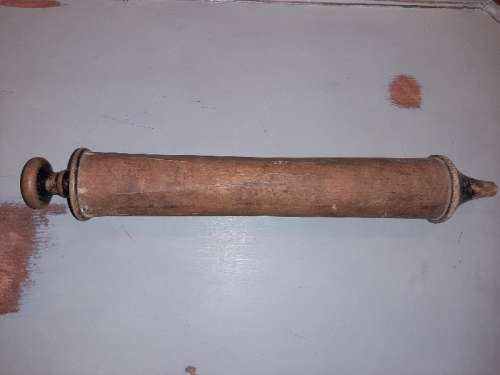 Antique Wooden Cylinder Bellow - Blaasbalk