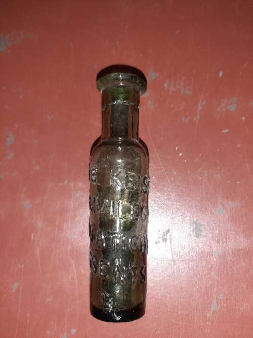 Rare German Bottle - Die Keisserliche Privilegirt Altonatiche W. Kronessents - Height - 10cm