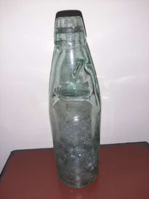Vintage Cunnington Shaw & Co. Bottle with marble