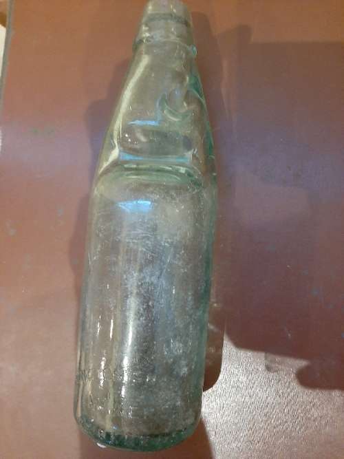 Vintage Cunnington Shaw & Co. Bottle with marble