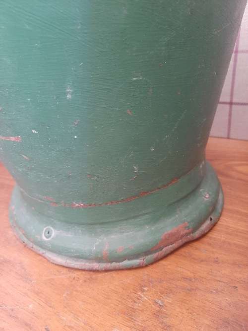 Large Vintage Metal Coal Ash Bucket - Coal Bucket