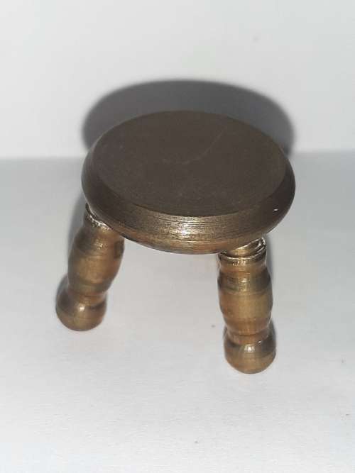 Solid Brass - Miniature Chair