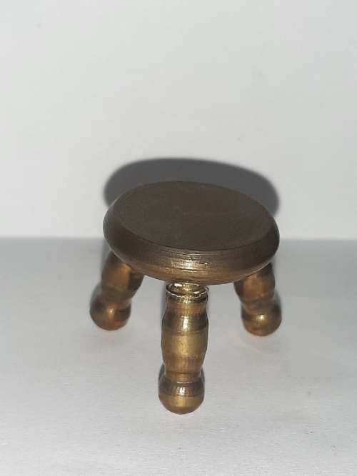 Solid Brass - Miniature Chair