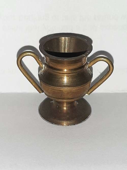 Solid Brass - Miniature Brass Vase
