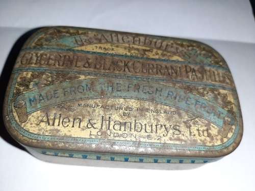 The Allenbury's Pastilles Tin
