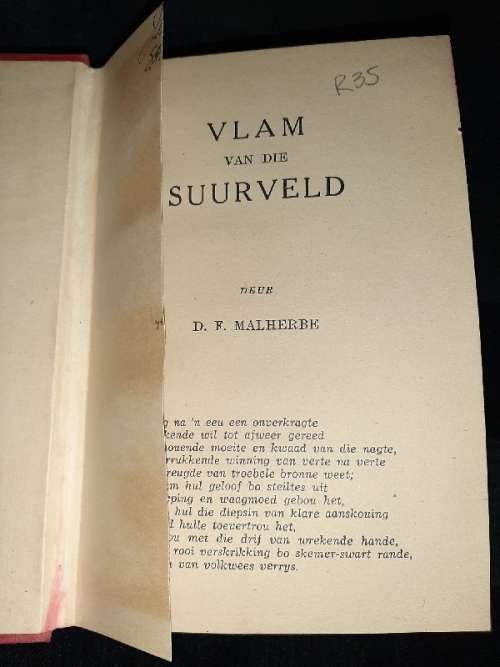 Vlam van die Suurveld - D.F. Malherbe