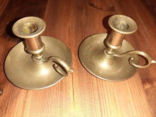 Set of Beautiful Brass Candle holders - Candlesticks