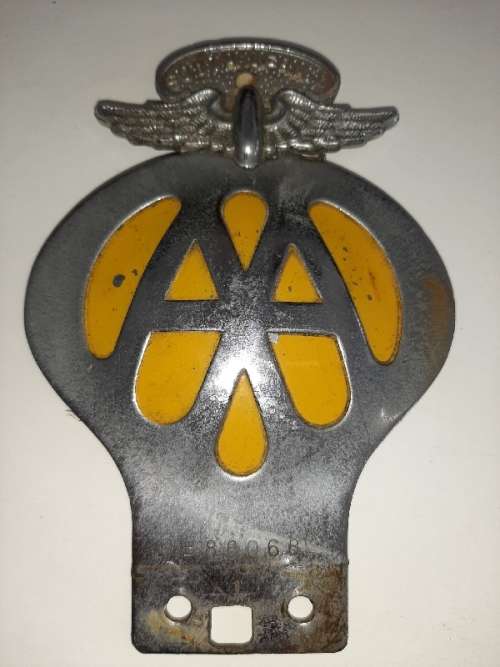 2 x AA Badges - AA South Africa & AA Suid-Afrika - See pictures