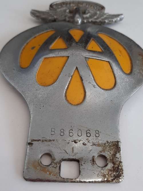 2 x AA Badges - AA South Africa & AA Suid-Afrika - See pictures