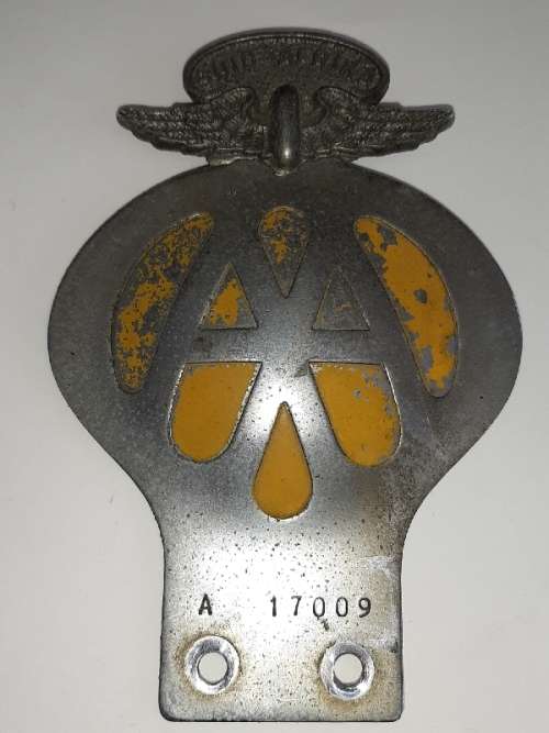 2 x AA Badges - AA South Africa & AA Suid-Afrika - See pictures