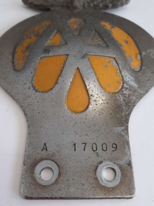2 x AA Badges - AA South Africa & AA Suid-Afrika - See pictures