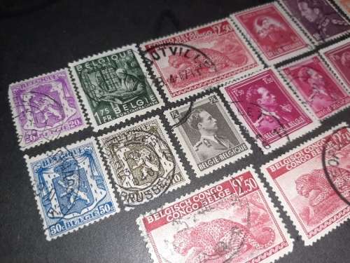 15 x Belgium stamps