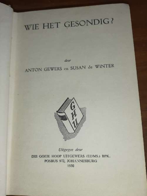 Wie het gesondig? - Anton Gewers en Susan de Winter - 1950