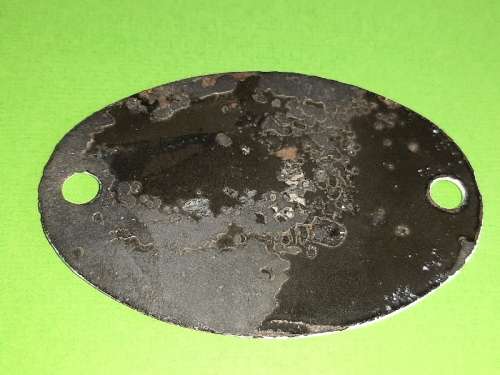 Vintage Enamel Number 126