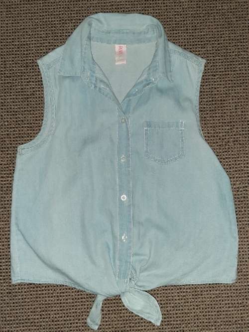 Denim Sleeveless top - 13-14 Years