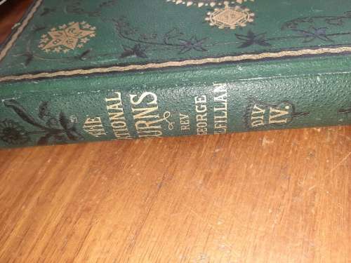 The National Burns - Rev. George Gilfillan - Beautiful Very Old Book