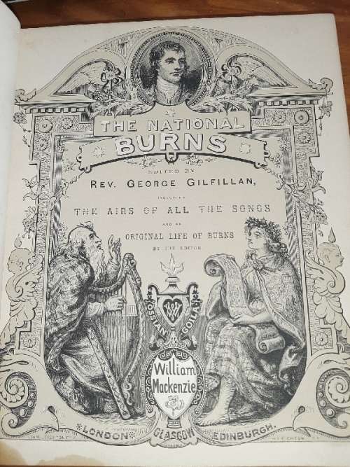 The National Burns - Rev. George Gilfillan - Beautiful Very Old Book