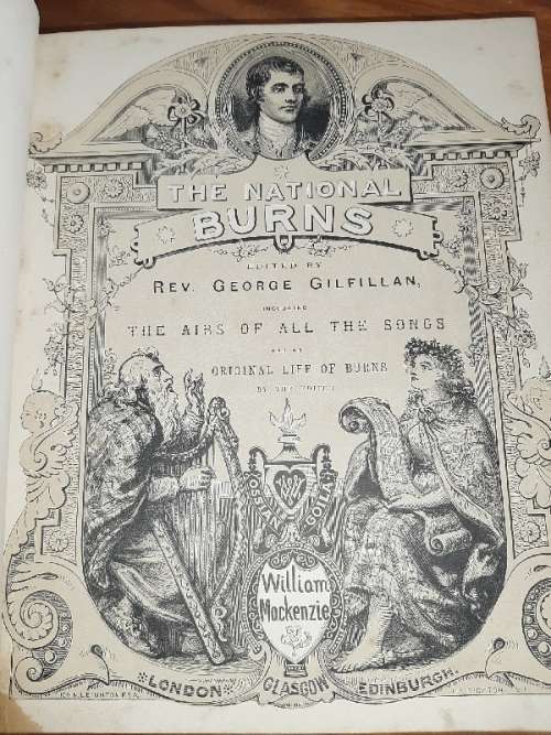 The National Burns - Rev. George Gilfillan - Beautiful Very Old Book