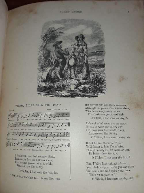 The National Burns - Rev. George Gilfillan - Beautiful Very Old Book