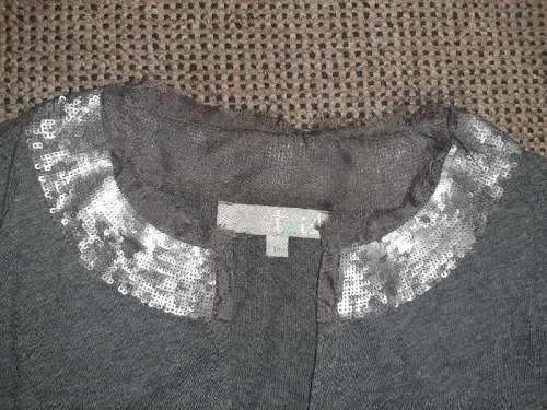 Beautiful Woolworths Twist Top with Sequin detail - Size 10 - 100% Cotton