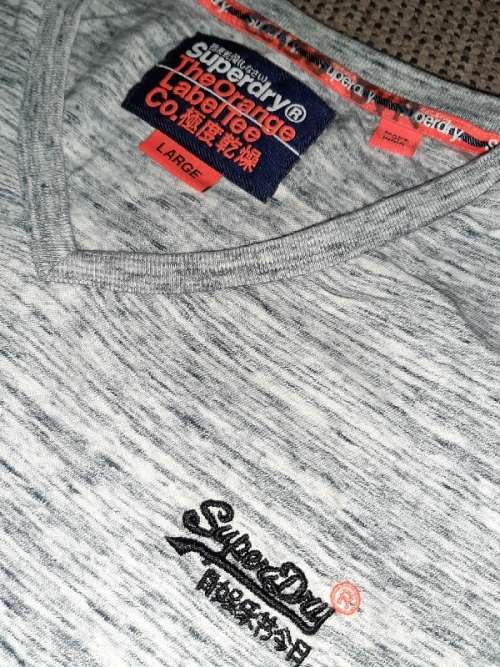 Superdry - The Orange Label Tee Co. T-Shirt - Size Large