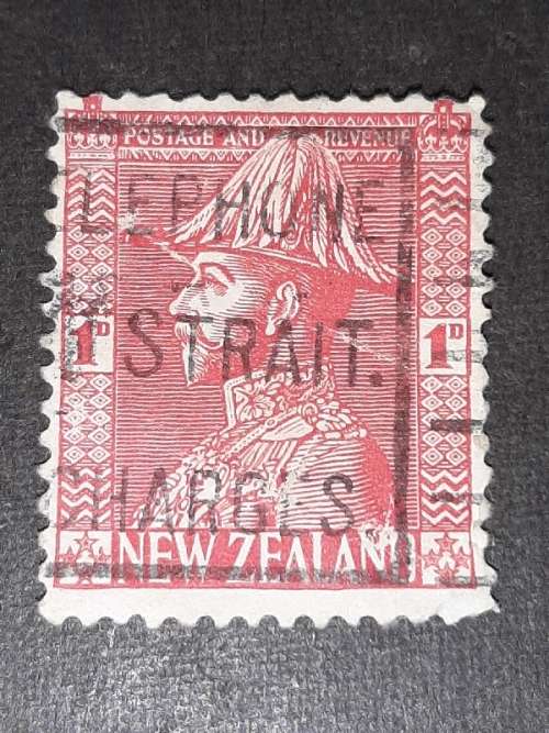 New Zealand 1D Stamp
