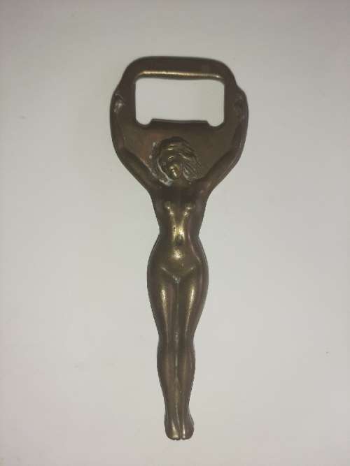 Lady Shaped Brass Bottle Opener