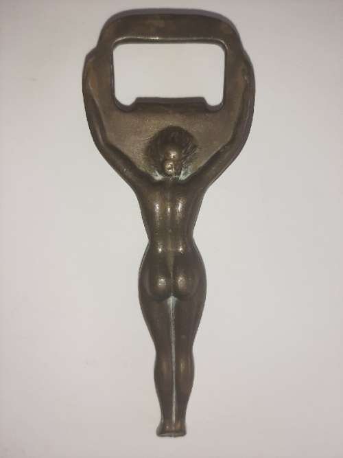 Lady Shaped Brass Bottle Opener