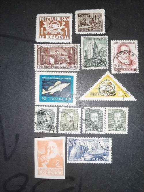 13 x Polska stamps