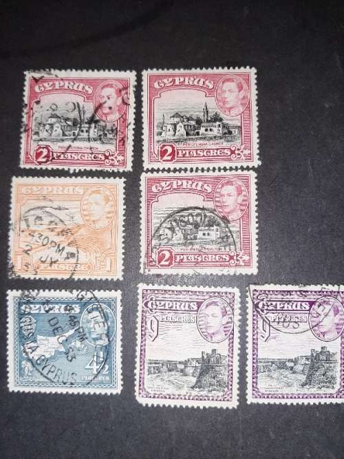 7 x Cyprus Stamps