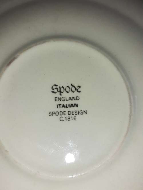 Spode England Saucer - Italian Spode Design