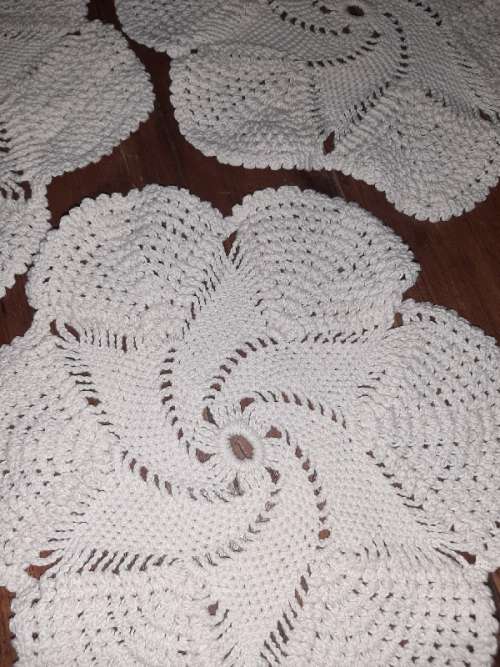 3 x Crochet Doilies