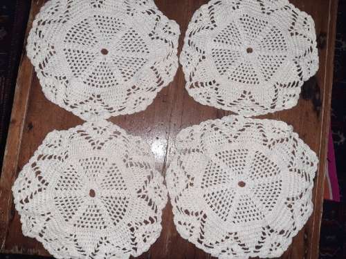4 x Crochet Doilies
