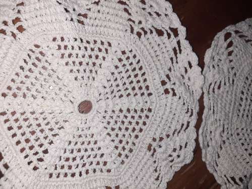 2 x Crochet Doilies