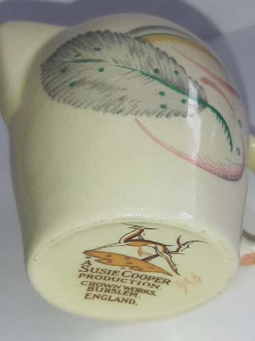 Susie Cooper Milk Jug - Height - 6.5cm
