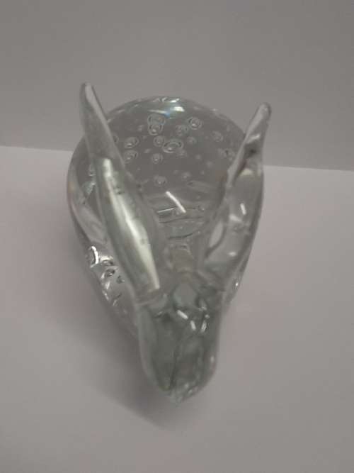 Beautiful Rabbit Shaped Glass Paperweight