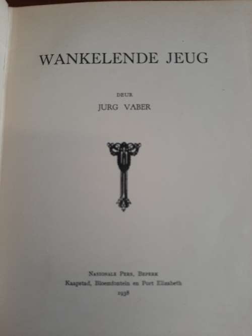 Wankelende Jeug - Jurg Vaber - 1938