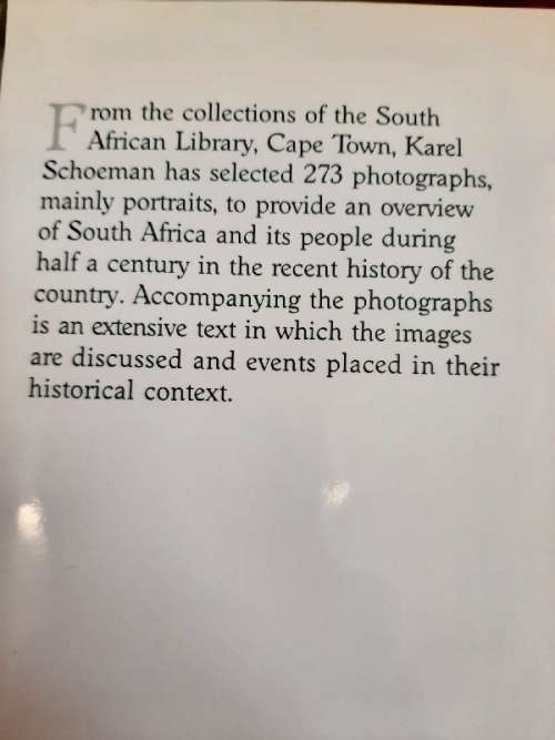 The Face of the Country - A South African family album 1860 - 1910 - Karel Schoeman