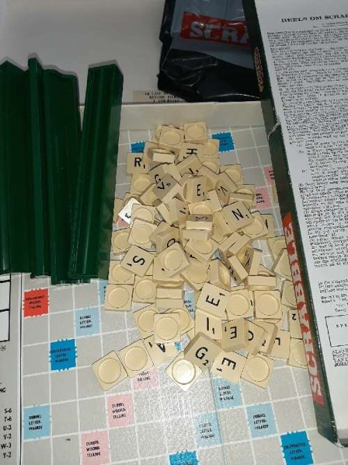 Vintage Afrikaanse Uitgawe Scrabble - Volledig