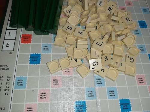 Vintage Afrikaanse Uitgawe Scrabble - Volledig