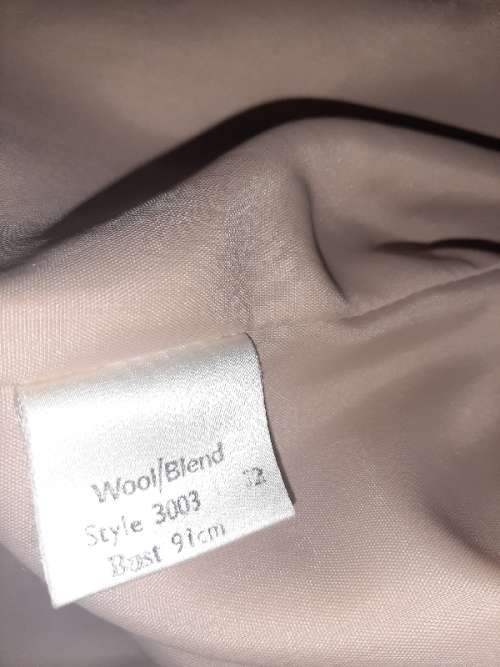 Vintage Wool Blend Jacket - Size 10 / 12 - Beautiful