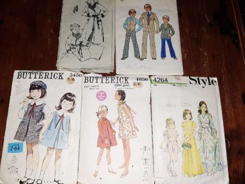 5 x Kids Clothing Patterns