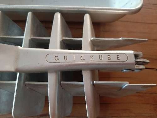 Vintage Quickube Metal Ice Tray