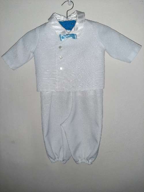 Beautiful Vintage Baby Boy Christening Outfit - White